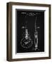 PP138- Vintage Black Gretsch 6022 Rancher Guitar Patent Poster-Cole Borders-Framed Giclee Print