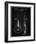 PP138- Vintage Black Gretsch 6022 Rancher Guitar Patent Poster-Cole Borders-Framed Giclee Print