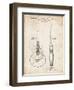 PP138- Vintage Parchment Gretsch 6022 Rancher Guitar Patent Poster-Cole Borders-Framed Giclee Print