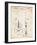PP138- Vintage Parchment Gretsch 6022 Rancher Guitar Patent Poster-Cole Borders-Framed Giclee Print