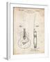 PP138- Vintage Parchment Gretsch 6022 Rancher Guitar Patent Poster-Cole Borders-Framed Giclee Print