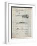 PP139- Antique Grid Parchment Stratton & Son Acoustic Guitar Patent Poster-Cole Borders-Framed Giclee Print