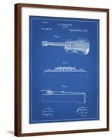 PP139- Blueprint Stratton & Son Acoustic Guitar Patent Poster-Cole Borders-Framed Giclee Print