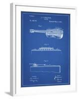 PP139- Blueprint Stratton & Son Acoustic Guitar Patent Poster-Cole Borders-Framed Giclee Print