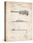PP139- Vintage Parchment Stratton & Son Acoustic Guitar Patent Poster-Cole Borders-Stretched Canvas