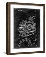 PP14 Black Grunge-Borders Cole-Framed Giclee Print