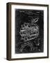 PP14 Black Grunge-Borders Cole-Framed Giclee Print