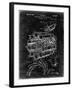 PP14 Black Grunge-Borders Cole-Framed Giclee Print