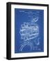 PP14 Blueprint-Borders Cole-Framed Giclee Print