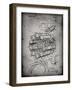 PP14 Faded Grey-Borders Cole-Framed Giclee Print