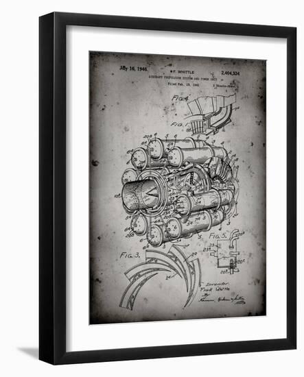 PP14 Faded Grey-Borders Cole-Framed Giclee Print