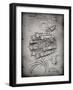 PP14 Faded Grey-Borders Cole-Framed Giclee Print