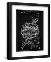 PP14 Vintage Black-Borders Cole-Framed Premium Giclee Print