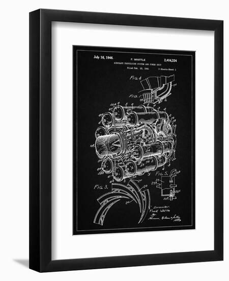 PP14 Vintage Black-Borders Cole-Framed Premium Giclee Print