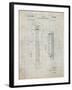 PP140- Antique Grid Parchment Gibson Les Paul Guitar Patent Poster-Cole Borders-Framed Giclee Print