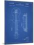 PP140- Blueprint Gibson Les Paul Guitar Patent Poster-Cole Borders-Mounted Giclee Print