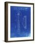 PP140- Faded Blueprint Gibson Les Paul Guitar Patent Poster-Cole Borders-Framed Giclee Print