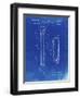 PP140- Faded Blueprint Gibson Les Paul Guitar Patent Poster-Cole Borders-Framed Giclee Print
