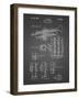 PP141- Black Grid Selmer 1939 Trumpet Patent Poster-Cole Borders-Framed Giclee Print