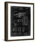 PP141- Black Grunge Selmer 1939 Trumpet Patent Poster-Cole Borders-Framed Giclee Print