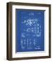 PP141- Blueprint Selmer 1939 Trumpet Patent Poster-Cole Borders-Framed Giclee Print