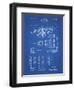 PP141- Blueprint Selmer 1939 Trumpet Patent Poster-Cole Borders-Framed Giclee Print