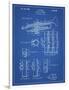 PP141- Blueprint Selmer 1939 Trumpet Patent Poster-Cole Borders-Framed Premium Giclee Print