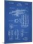 PP141- Blueprint Selmer 1939 Trumpet Patent Poster-Cole Borders-Mounted Premium Giclee Print