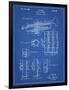 PP141- Blueprint Selmer 1939 Trumpet Patent Poster-Cole Borders-Framed Premium Giclee Print