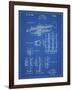 PP141- Blueprint Selmer 1939 Trumpet Patent Poster-Cole Borders-Framed Giclee Print