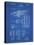 PP141- Blueprint Selmer 1939 Trumpet Patent Poster-Cole Borders-Stretched Canvas