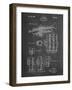 PP141- Chalkboard Selmer 1939 Trumpet Patent Poster-Cole Borders-Framed Giclee Print