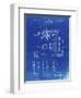 PP141- Faded Blueprint Selmer 1939 Trumpet Patent Poster-Cole Borders-Framed Premium Giclee Print