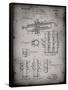 PP141- Faded Grey Selmer 1939 Trumpet Patent Poster-Cole Borders-Framed Stretched Canvas