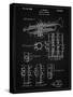 PP141- Vintage Black Selmer 1939 Trumpet Patent Poster-Cole Borders-Stretched Canvas