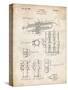 PP141- Vintage Parchment Selmer 1939 Trumpet Patent Poster-Cole Borders-Stretched Canvas