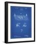 PP142- Blueprint Football Board Game Patent Poster-Cole Borders-Framed Giclee Print