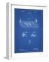 PP142- Blueprint Football Board Game Patent Poster-Cole Borders-Framed Giclee Print