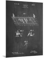 PP142- Chalkboard Football Board Game Patent Poster-Cole Borders-Mounted Giclee Print