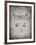 PP142- Faded Grey Football Board Game Patent Poster-Cole Borders-Framed Giclee Print