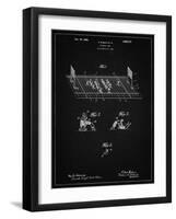 PP142- Vintage Black Football Board Game Patent Poster-Cole Borders-Framed Giclee Print