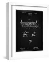 PP142- Vintage Black Football Board Game Patent Poster-Cole Borders-Framed Giclee Print