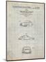 PP144- Antique Grid Parchment 1964 Porsche 911  Patent Poster-Cole Borders-Mounted Giclee Print