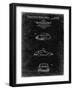 PP144- Black Grunge 1964 Porsche 911  Patent Poster-Cole Borders-Framed Giclee Print