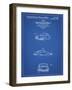 PP144- Blueprint 1964 Porsche 911  Patent Poster-Cole Borders-Framed Giclee Print