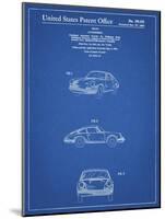 PP144- Blueprint 1964 Porsche 911  Patent Poster-Cole Borders-Mounted Giclee Print