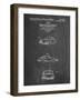 PP144- Chalkboard 1964 Porsche 911  Patent Poster-Cole Borders-Framed Giclee Print