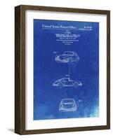PP144- Faded Blueprint 1964 Porsche 911  Patent Poster-Cole Borders-Framed Giclee Print