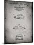 PP144- Faded Grey 1964 Porsche 911  Patent Poster-Cole Borders-Mounted Giclee Print