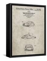 PP144- Sandstone 1964 Porsche 911  Patent Poster-Cole Borders-Framed Stretched Canvas